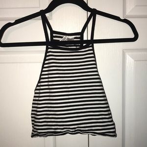 striped halter top